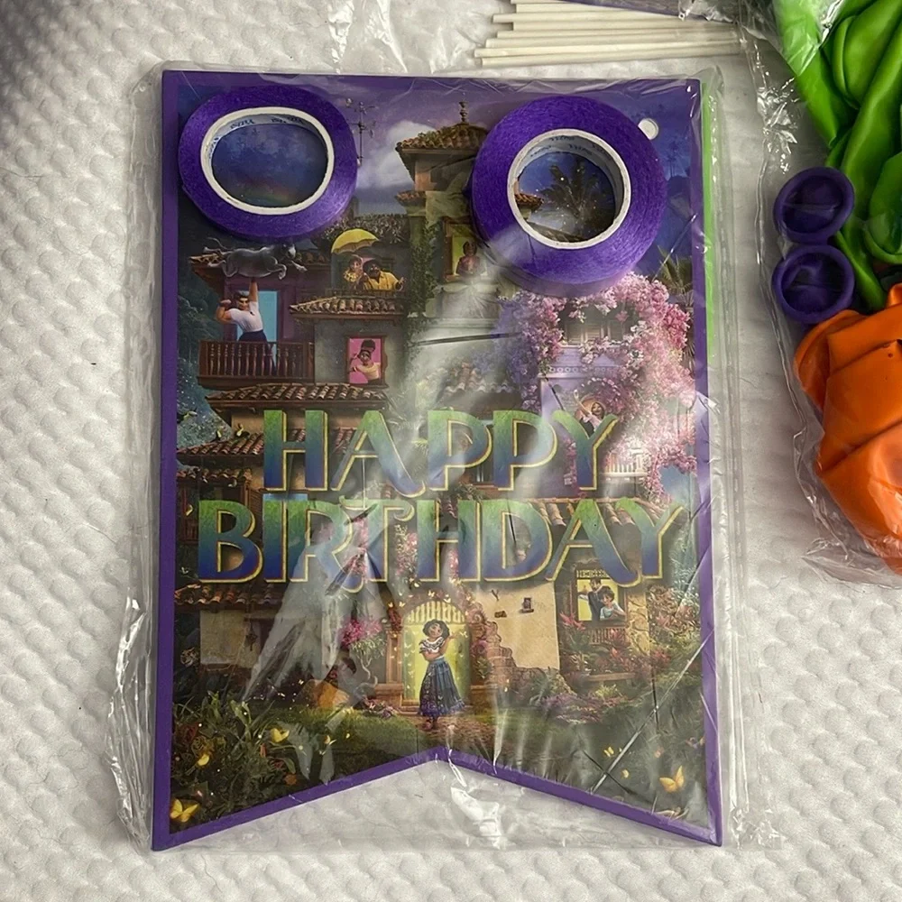 Disney Encanto Bruno, Mirabel, Birthday Party Set, Happy Birthday Kit